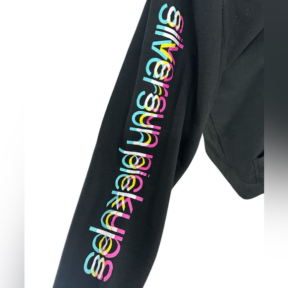 SILVERSUN PICKUPS / Black Tour Hoodie with Neon Print / XL - Picture 5 of 7